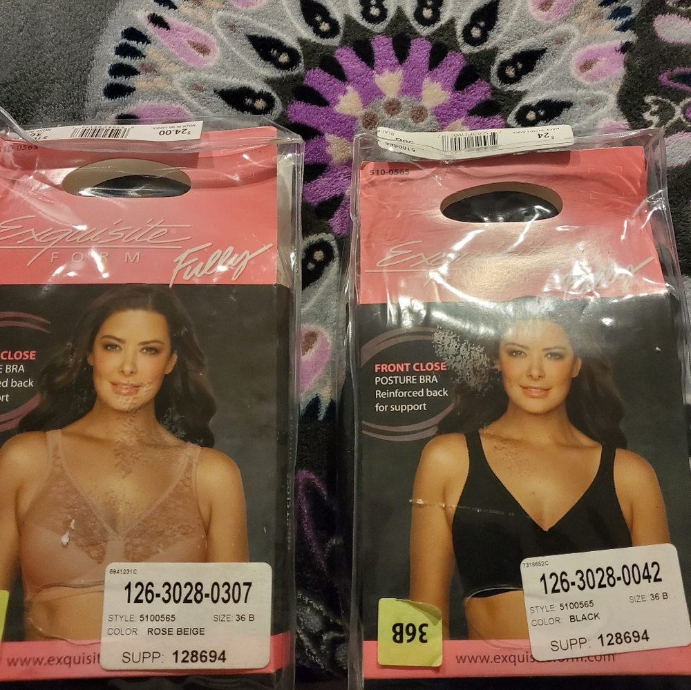 Posture bras size 36 b reinforce for back support